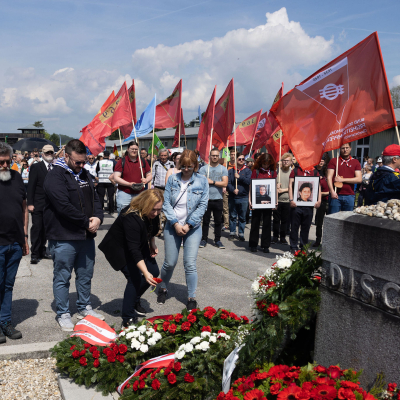 Befreiungsfeier 2023 Kranzniederlegungen © MKÖ/Sebastian Philipp