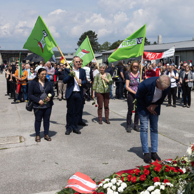 Befreiungsfeier 2023 Kranzniederlegungen © MKÖ/Sebastian Philipp