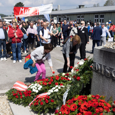 Befreiungsfeier 2023 Kranzniederlegungen © MKÖ/Sebastian Philipp