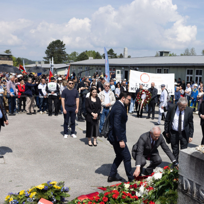 Befreiungsfeier 2023 Kranzniederlegungen © MKÖ/Sebastian Philipp