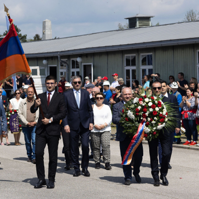 Befreiungsfeier 2023 Kranzniederlegungen © MKÖ/Sebastian Philipp