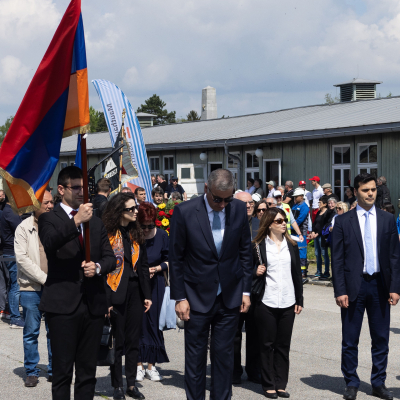 Befreiungsfeier 2023 Kranzniederlegungen © MKÖ/Sebastian Philipp