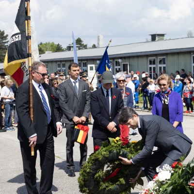 Befreiungsfeier 2023 Kranzniederlegungen © MKÖ/Sebastian Philipp