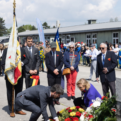 Befreiungsfeier 2023 Kranzniederlegungen © MKÖ/Sebastian Philipp