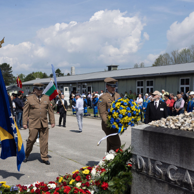 Befreiungsfeier 2023 Kranzniederlegungen © MKÖ/Sebastian Philipp