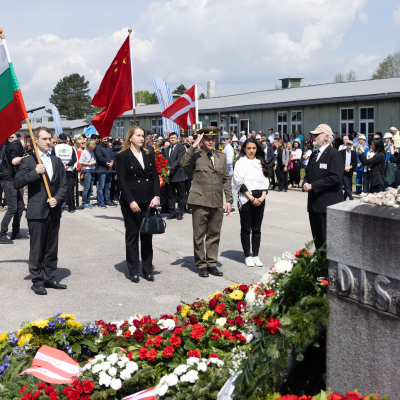Befreiungsfeier 2023 Kranzniederlegungen © MKÖ/Sebastian Philipp
