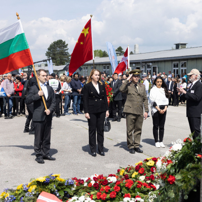 Befreiungsfeier 2023 Kranzniederlegungen © MKÖ/Sebastian Philipp
