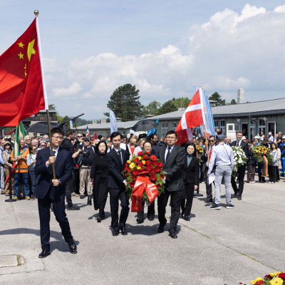 Befreiungsfeier 2023 Kranzniederlegungen © MKÖ/Sebastian Philipp