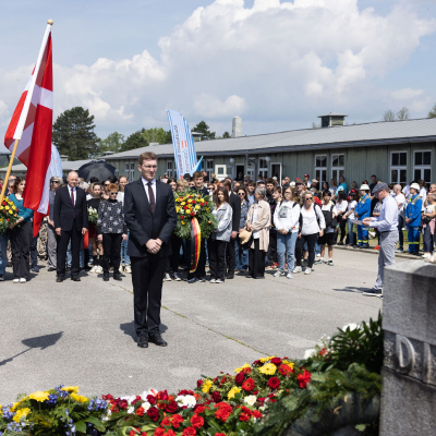 Befreiungsfeier 2023 Kranzniederlegungen © MKÖ/Sebastian Philipp