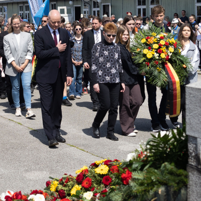 Befreiungsfeier 2023 Kranzniederlegungen © MKÖ/Sebastian Philipp