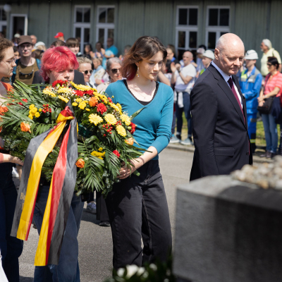 Befreiungsfeier 2023 Kranzniederlegungen © MKÖ/Sebastian Philipp