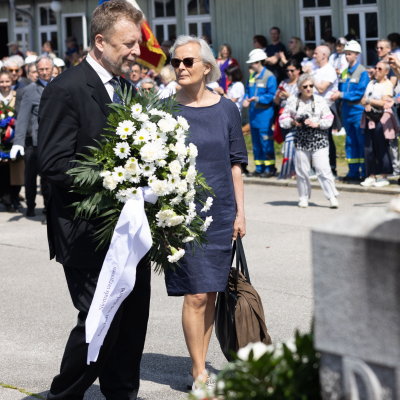 Befreiungsfeier 2023 Kranzniederlegungen © MKÖ/Sebastian Philipp