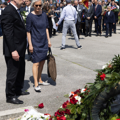 Befreiungsfeier 2023 Kranzniederlegungen © MKÖ/Sebastian Philipp