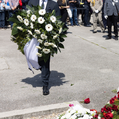 Befreiungsfeier 2023 Kranzniederlegungen © MKÖ/Sebastian Philipp