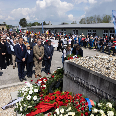 Befreiungsfeier 2023 Kranzniederlegungen © MKÖ/Sebastian Philipp