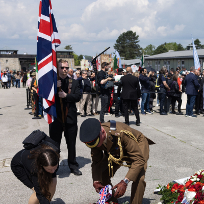 Befreiungsfeier 2023 Kranzniederlegungen © MKÖ/Sebastian Philipp