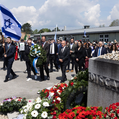 Befreiungsfeier 2023 Kranzniederlegungen © MKÖ/Sebastian Philipp