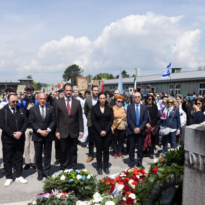 Befreiungsfeier 2023 Kranzniederlegungen © MKÖ/Sebastian Philipp