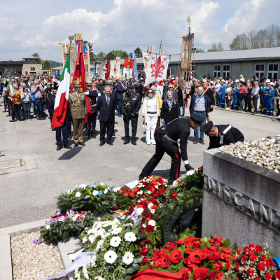 Befreiungsfeier 2023 Kranzniederlegungen © MKÖ/Sebastian Philipp