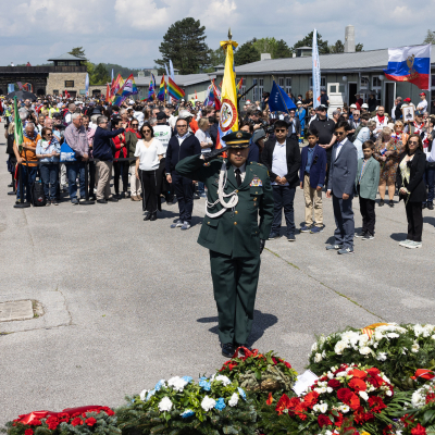 Befreiungsfeier 2023 Kranzniederlegungen © MKÖ/Sebastian Philipp