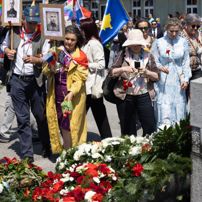 Befreiungsfeier 2023 Kranzniederlegungen © MKÖ/Sebastian Philipp