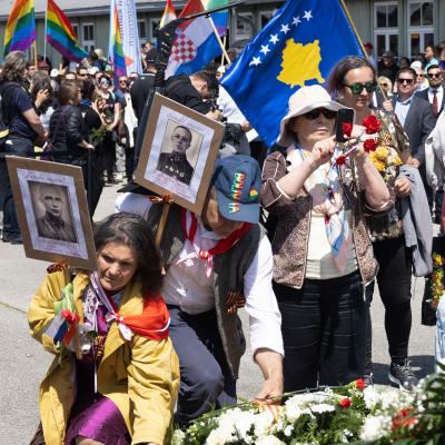 Befreiungsfeier 2023 Kranzniederlegungen © MKÖ/Sebastian Philipp