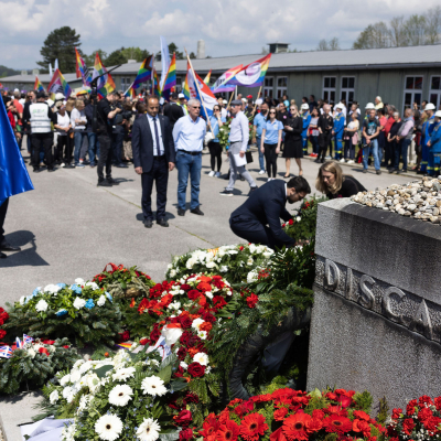 Befreiungsfeier 2023 Kranzniederlegungen © MKÖ/Sebastian Philipp