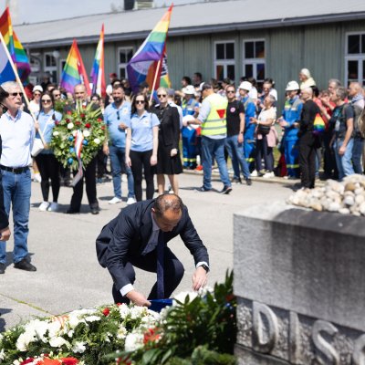 Befreiungsfeier 2023 Kranzniederlegungen © MKÖ/Sebastian Philipp