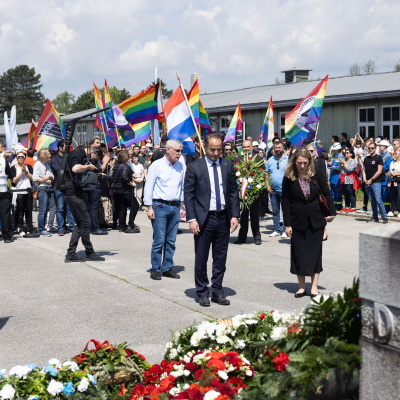 Befreiungsfeier 2023 Kranzniederlegungen © MKÖ/Sebastian Philipp