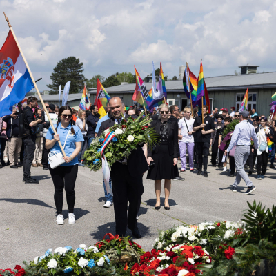 Befreiungsfeier 2023 Kranzniederlegungen © MKÖ/Sebastian Philipp