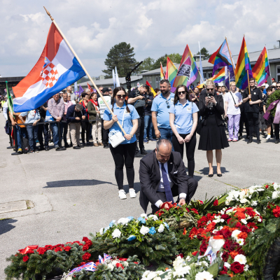 Befreiungsfeier 2023 Kranzniederlegungen © MKÖ/Sebastian Philipp