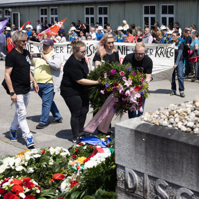 Befreiungsfeier 2023 Kranzniederlegungen © MKÖ/Sebastian Philipp