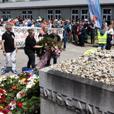 Befreiungsfeier 2023 Kranzniederlegungen © MKÖ/Sebastian Philipp