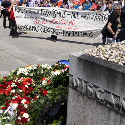 Befreiungsfeier 2023 Kranzniederlegungen © MKÖ/Sebastian Philipp