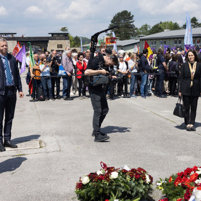 Befreiungsfeier 2023 Kranzniederlegungen © MKÖ/Sebastian Philipp