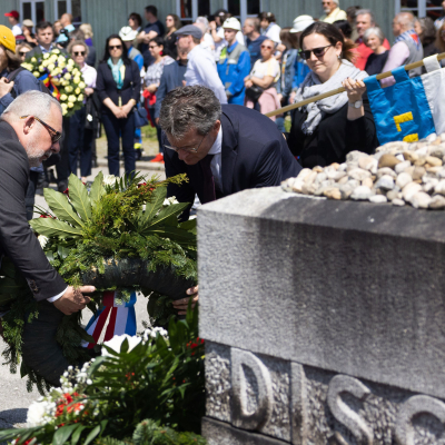 Befreiungsfeier 2023 Kranzniederlegungen © MKÖ/Sebastian Philipp