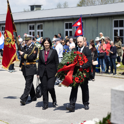 Befreiungsfeier 2023 Kranzniederlegungen © MKÖ/Sebastian Philipp