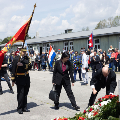 Befreiungsfeier 2023 Kranzniederlegungen © MKÖ/Sebastian Philipp