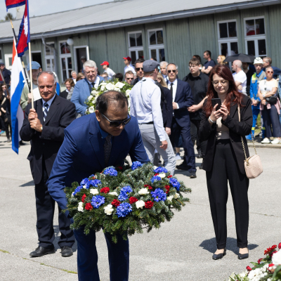 Befreiungsfeier 2023 Kranzniederlegungen © MKÖ/Sebastian Philipp