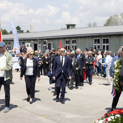 Befreiungsfeier 2023 Kranzniederlegungen © MKÖ/Sebastian Philipp