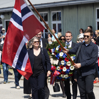 Befreiungsfeier 2023 Kranzniederlegungen © MKÖ/Sebastian Philipp