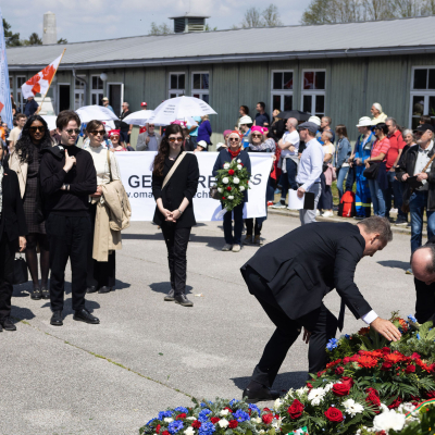 Befreiungsfeier 2023 Kranzniederlegungen © MKÖ/Sebastian Philipp