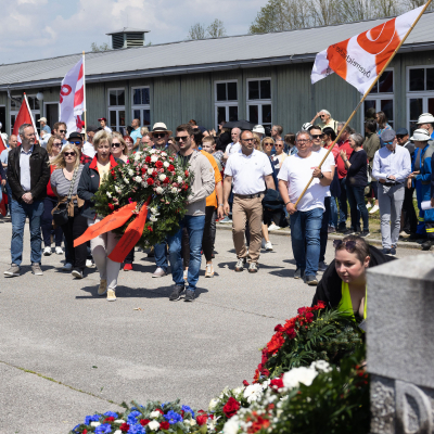 Befreiungsfeier 2023 Kranzniederlegungen © MKÖ/Sebastian Philipp