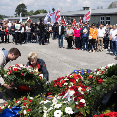 Befreiungsfeier 2023 Kranzniederlegungen © MKÖ/Sebastian Philipp