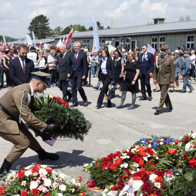 Befreiungsfeier 2023 Kranzniederlegungen © MKÖ/Sebastian Philipp