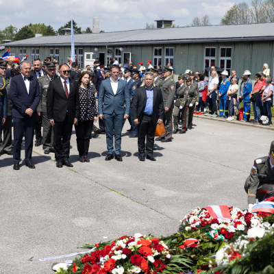 Befreiungsfeier 2023 Kranzniederlegungen © MKÖ/Sebastian Philipp