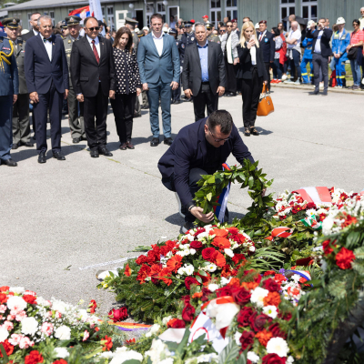 Befreiungsfeier 2023 Kranzniederlegungen © MKÖ/Sebastian Philipp