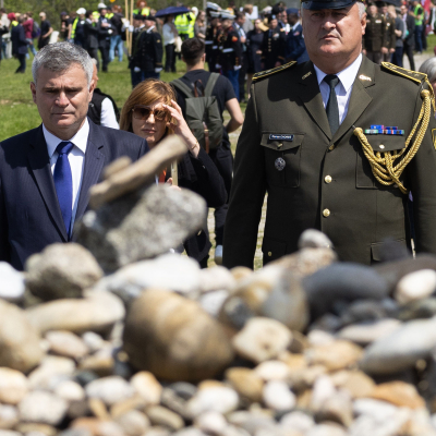 Befreiungsfeier 2023 Kranzniederlegungen © MKÖ/Sebastian Philipp