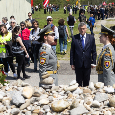 Befreiungsfeier 2023 Kranzniederlegungen © MKÖ/Sebastian Philipp