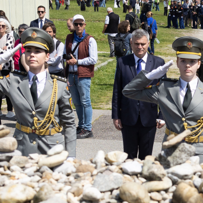 Befreiungsfeier 2023 Kranzniederlegungen © MKÖ/Sebastian Philipp